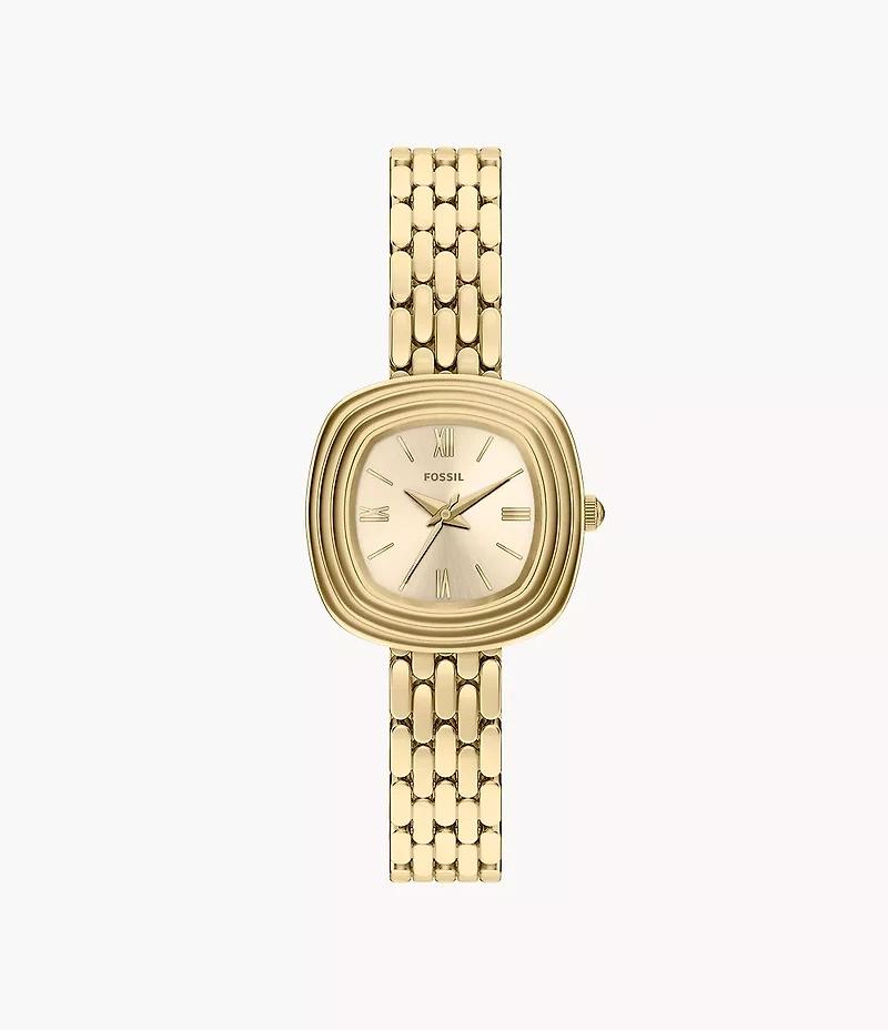 Emerson 30mm Three-Hand Gold-Tone Stainless Steel Watch