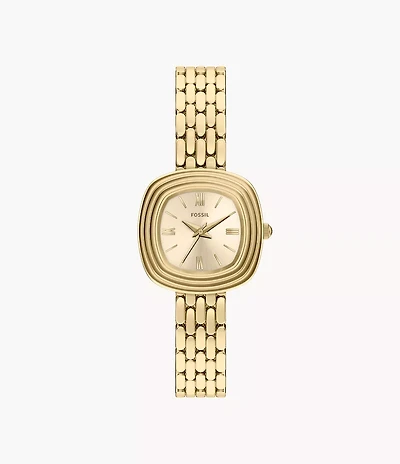 Emerson 30mm Three-Hand Gold-Tone Stainless Steel Watch