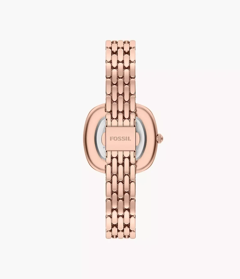 Emerson 30mm Three-Hand Rose Gold-Tone Stainless Steel Watch