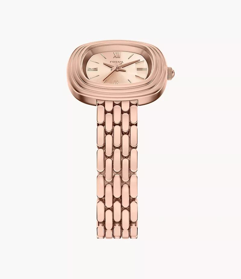 Emerson 30mm Three-Hand Rose Gold-Tone Stainless Steel Watch