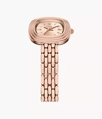 Emerson 30mm Three-Hand Rose Gold-Tone Stainless Steel Watch