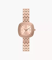 Emerson 30mm Three-Hand Rose Gold-Tone Stainless Steel Watch