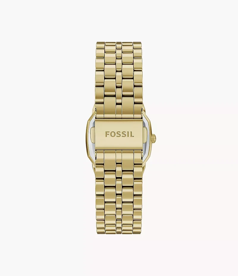 Harlow 27mm Three-Hand Gold-Tone Stainless Steel Watch