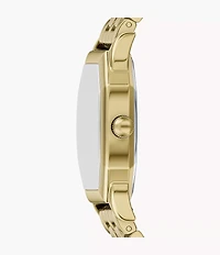 Harlow 27mm Three-Hand Gold-Tone Stainless Steel Watch