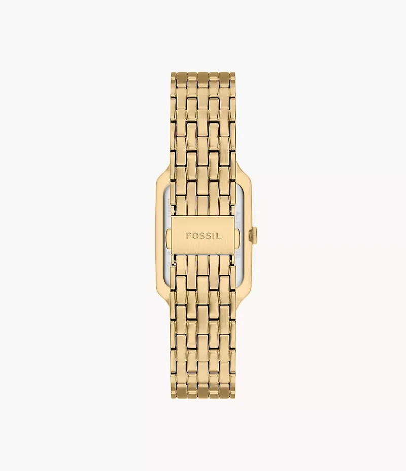 Raquel 23mm Three-Hand Date Gold-Tone Stainless Steel Watch