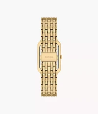 Raquel 23mm Three-Hand Date Gold-Tone Stainless Steel Watch