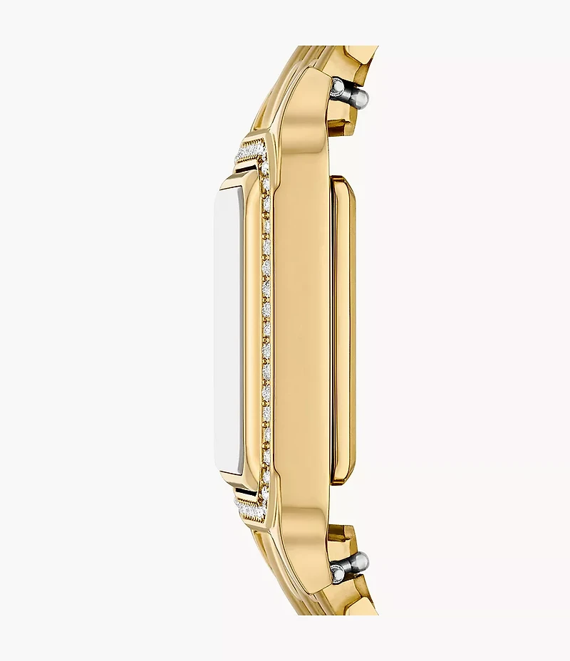 Raquel 23mm Two-Hand Gold-Tone Stainless Steel Watch