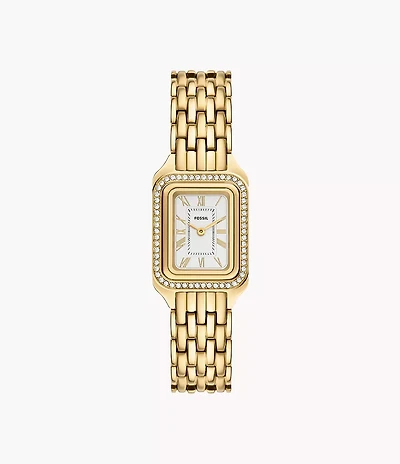 Raquel 23mm Two-Hand Gold-Tone Stainless Steel Watch