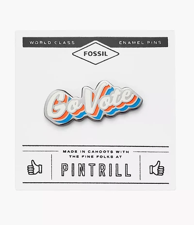 Pintrill® x Fossil Go Vote Pin
