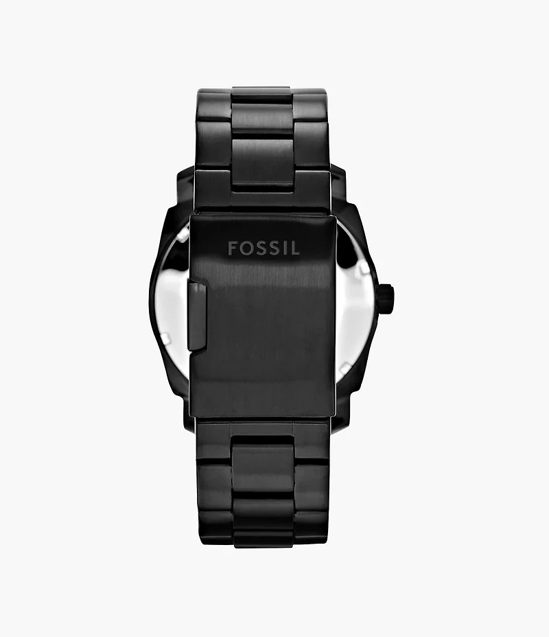 Machine Black Stainless Steel Watch
