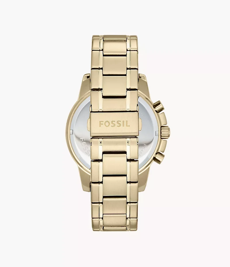 Dean Chronograph Gold-Tone Stainless Steel Watch