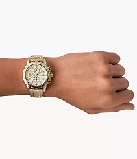 Dean Chronograph Gold-Tone Stainless Steel Watch