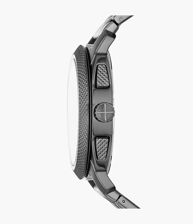 Machine Chronograph Smoke Stainless Steel Watch