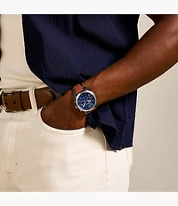 Grant Chronograph Light Brown Leather Watch