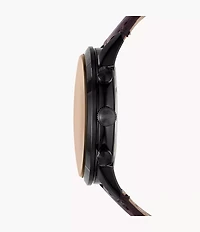 Townsman 44 mm Chronograph Brown Leather Watch