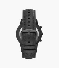 Neutra Chronograph Black Leather Watch