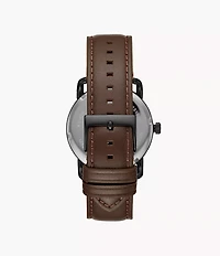 Copeland 42mm Three-Hand Brown Leather Watch