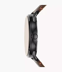 Copeland 42mm Three-Hand Brown Leather Watch