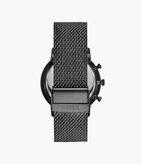 Neutra Chronograph Smoke Stainless Steel Mesh Watch