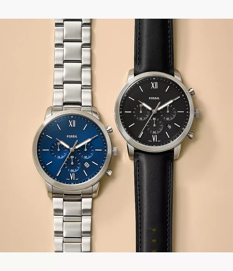 Neutra 44mm Chronograph Stainless Steel Watch