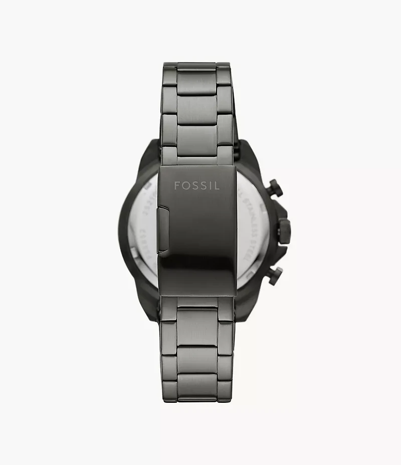 Bronson Chronograph Smoke Stainless Steel Watch