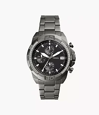 Bronson Chronograph Smoke Stainless Steel Watch