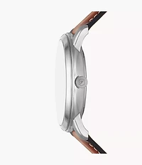 Neutra Moonphase Multifunction Brown Leather Watch