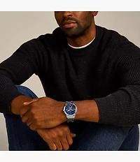 Neutra Moonphase Multifunction Stainless Steel Watch