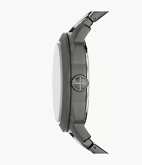 Machine 49mm Three-Hand Date Smoke Stainless Steel Watch