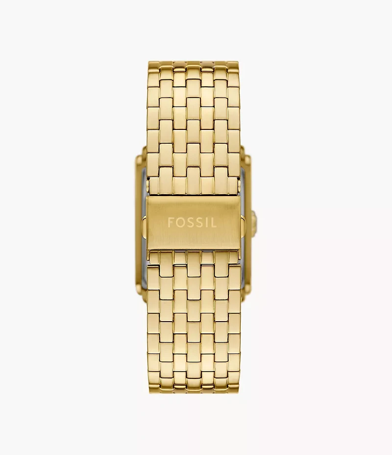Carraway Three-Hand Gold-Tone Stainless Steel Watch