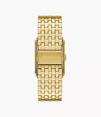 Carraway Three-Hand Gold-Tone Stainless Steel Watch