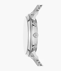 Neutra Chronograph Stainless Steel Mesh Watch and Bracelet Box Set