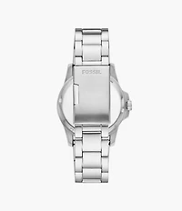 Fossil Blue Dive 42mm Three-Hand Date Stainless Steel Watch