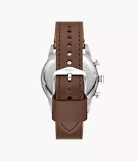 Sport Tourer 42mm Chronograph Brown Leather Watch