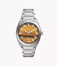 Everett Three-Hand Date Stainless Steel Watch