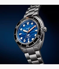 Breaker Three-Hand Date Stainless Steel Watch