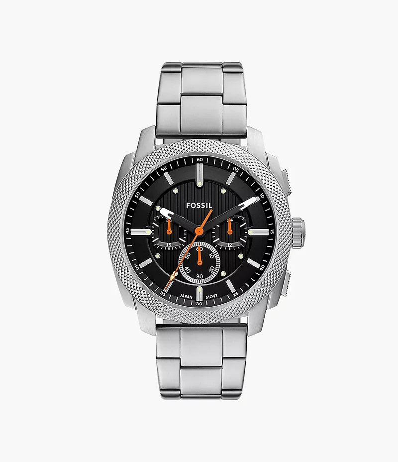 Machine Chronograph Stainless Steel Watch