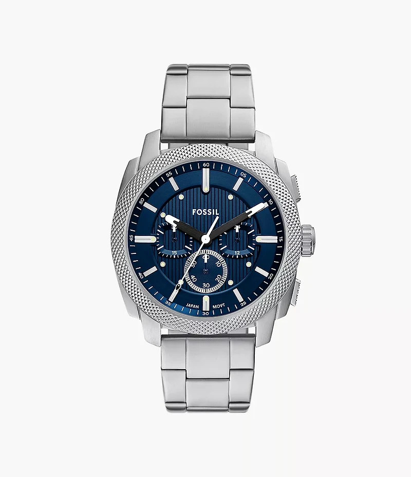 Machine Chronograph Stainless Steel Watch