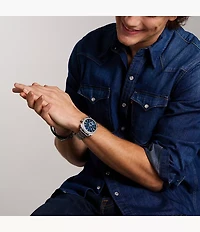 Machine Chronograph Stainless Steel Watch
