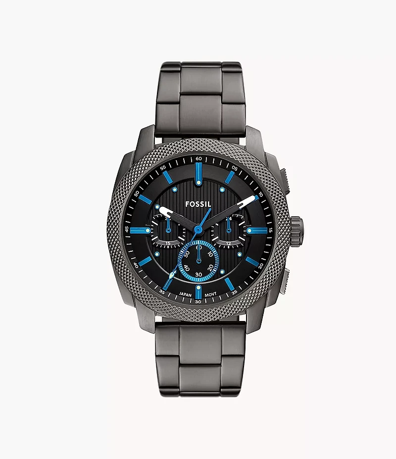 Machine Chronograph Smoke Stainless Steel Watch
