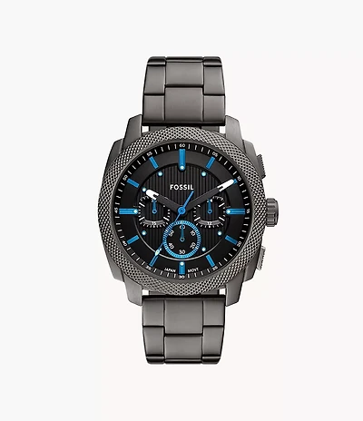 Machine Chronograph Smoke Stainless Steel Watch