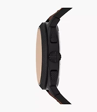 Machine Chronograph Brown Leather Watch