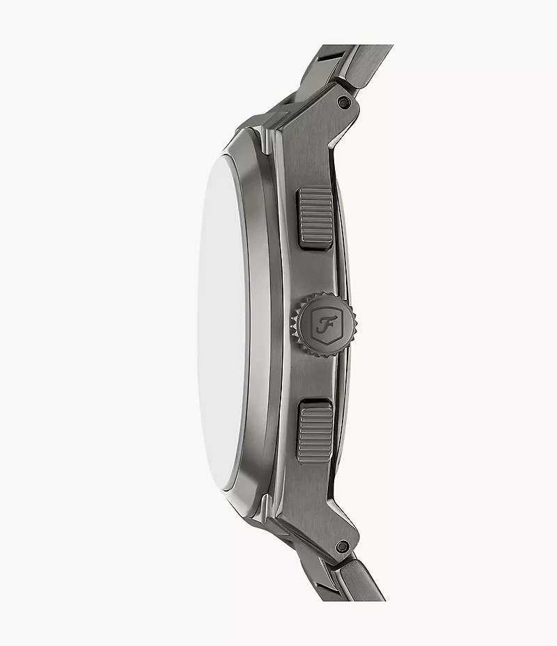 Everett Chronograph Smoke Stainless Steel Watch
