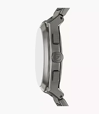 Everett Chronograph Smoke Stainless Steel Watch