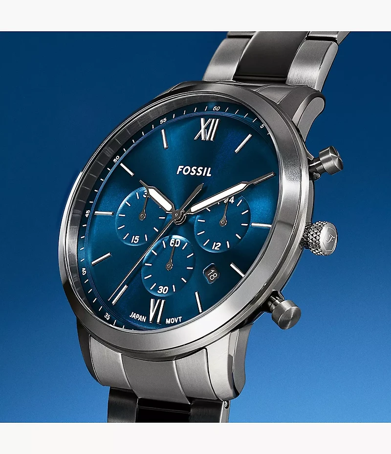 Neutra Chronograph Smoke Stainless Steel Watch
