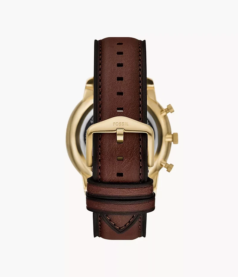 Neutra Chronograph Brown Leather Watch
