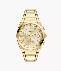 Everett Chronograph Gold-Tone Stainless Steel Watch