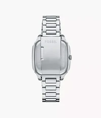 Crosby Three-Hand Date Stainless Steel Watch
