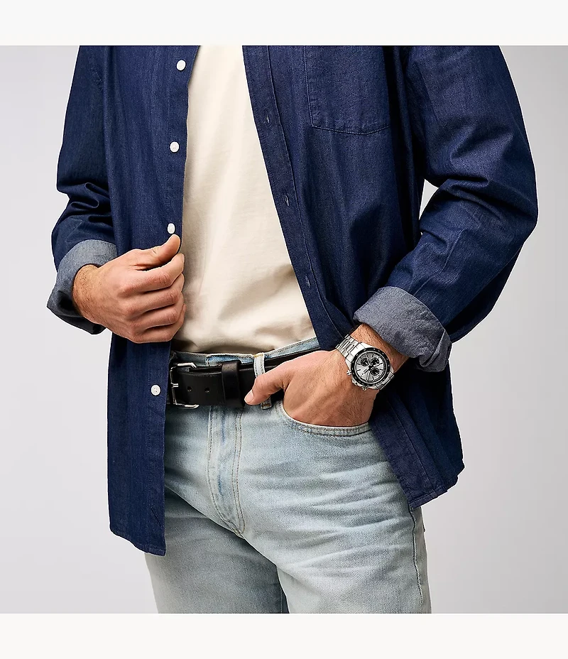 Autocross Multifunction Stainless Steel Watch