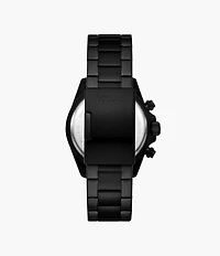 Autocross Multifunction Black Stainless Steel Watch